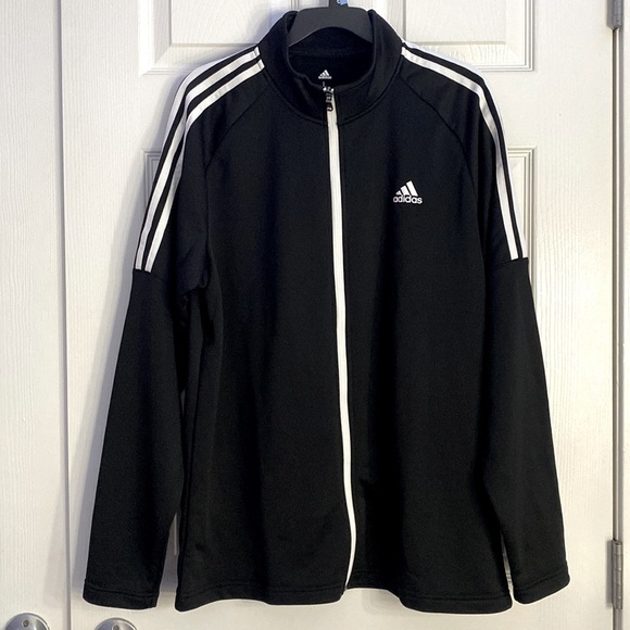 Adidas French Terry Full Zip Golf Jacket Size Large - Picture 2 of 8